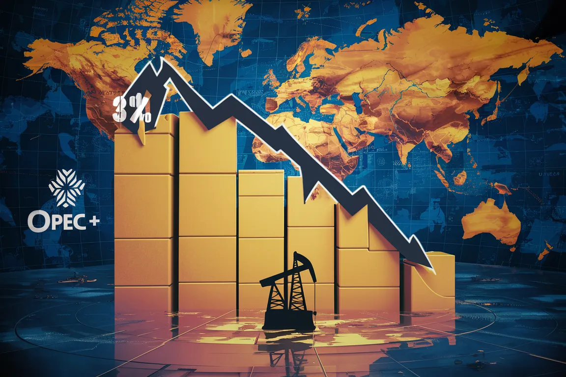 OPEC+ Production Cuts Reversal Sends Oil Prices Tumbling Amid Demand Concerns